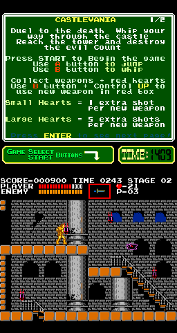 Castlevania [Classic NES Series] screenshot 5 for GameBoy Advance